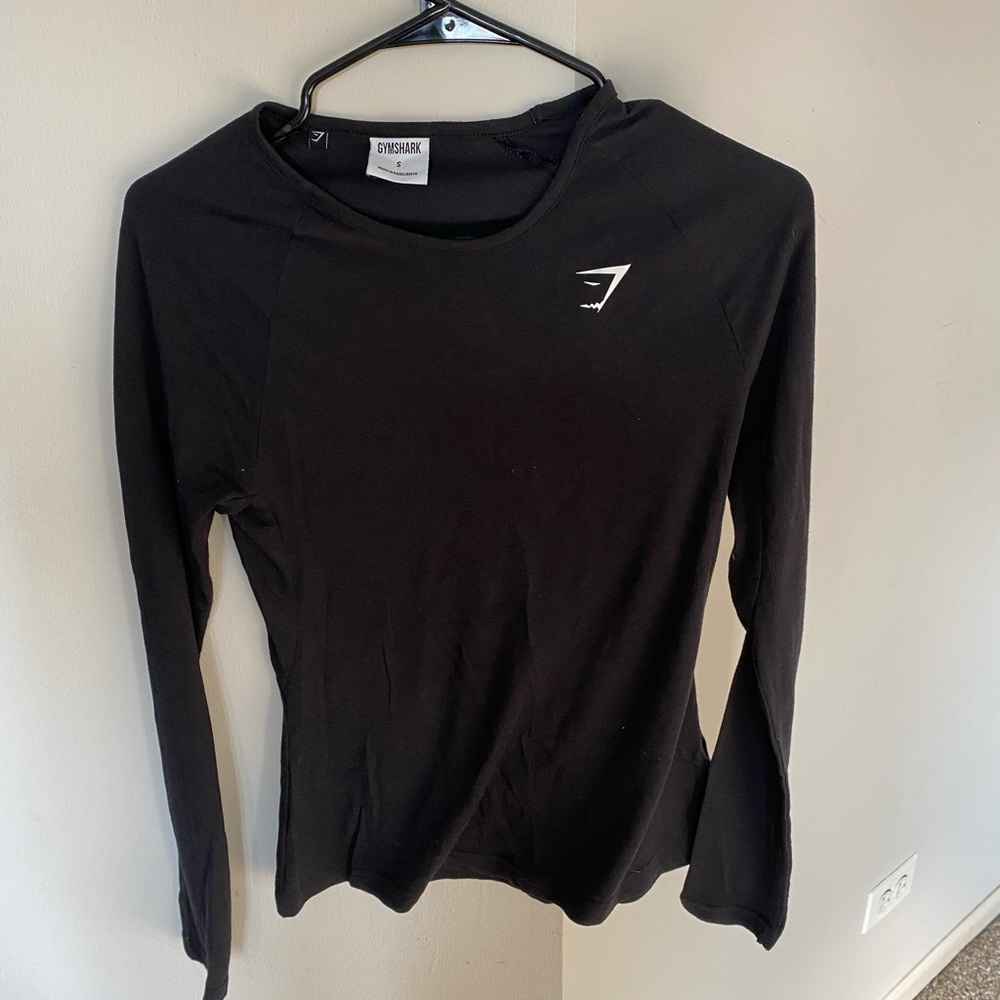 GYMSHARK Black Training Long Sleeve